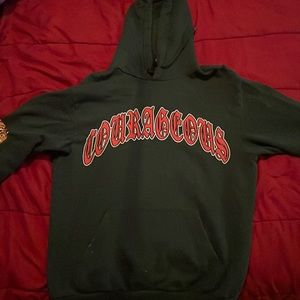 Small tiger hoodie, loose fit